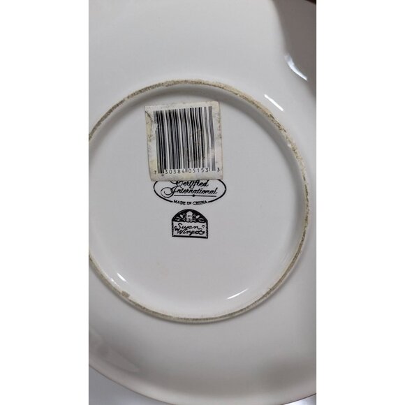 Certified International Snowman Gingerbread Hand Painted Holiday Plate - Picture 6 of 6